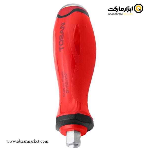 پیچ گوشتی ضربه خور چهارسو توسن دسته TPR سری Brusk