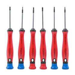 ست پیچ گوشتی ساعتی توسن 6 عددی سری Brusk مدل T4790