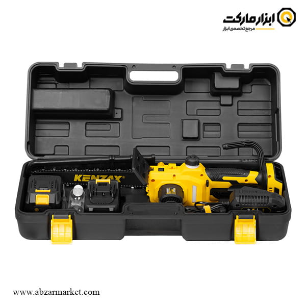 اره زنجیری شارژی کنزاکس براشلس 30 سانتی متر مدل 8737 اره زنجیری شارژی کنزاکس براشلس 30 سانتی متر مدل 8737